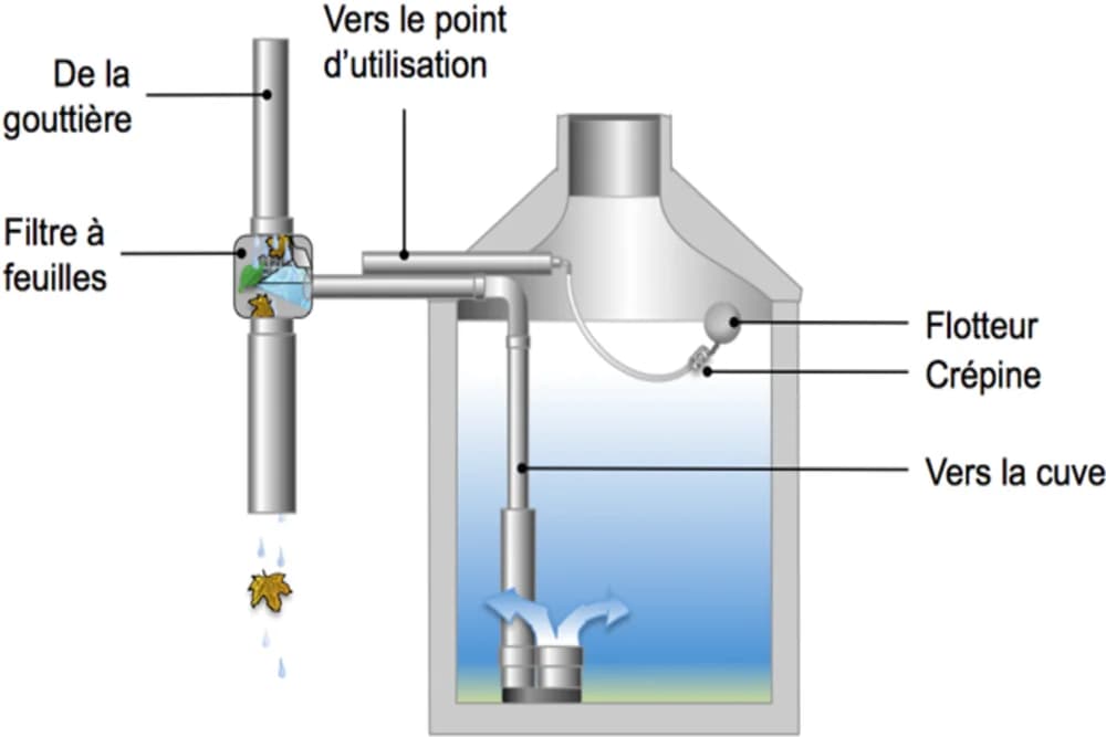 Systèmes de récupération d'eau de pluie